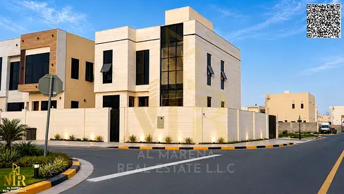 فيلا كورنر على شارع الشيخ محمد بن زايد | طابقان وروف | 4 غرف نوم ماستر | تشطيبات مودرن | موقع مميز | بسعر مميز