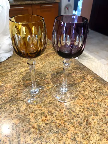 2 pcs WMF Cristal Cabinet Glasses