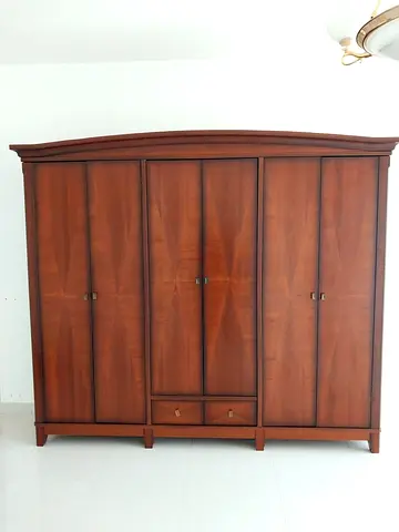 6-Door large freestanding wooden 260x240 cm wardrobe