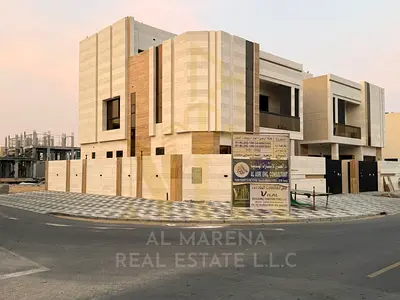 A villa with all registration and ownership fees included, on the main street, ready to move in, in the most prestigious areas of Ajman. Freehold owne