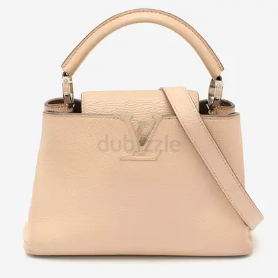 Louis Vuitton Capucines BB Pink Taurillon Leather Bag