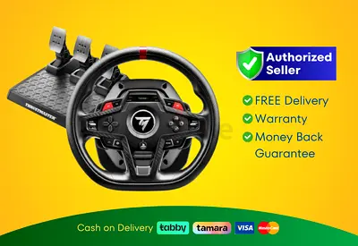 Thrust Master PlayStation Force Feedback Racing Wheel and Pedal Set | Brand New | Warranty | FREE