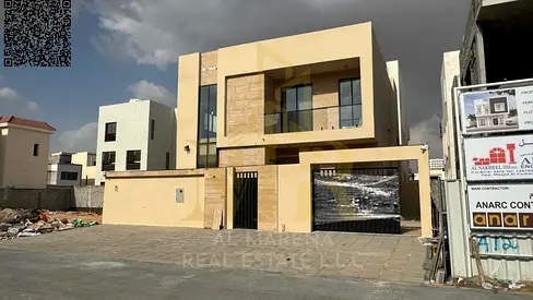 فيلا بسعر شامل رسوم التسجيل والتمليك على الشارع الرئيسي جاهزة للسكن في أرقي مناطق عجمان تملك حر لجميع الجنسيات..