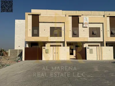 Turnkey villa with all fees included, on the main street, ready to move in, with a special discount for cash in the most prestigious areas of Ajman. F