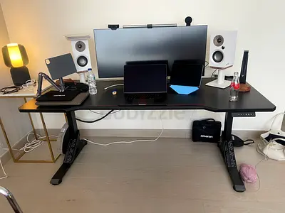 Black Electric Standing Desk for Home Office or Gaming - ikea
