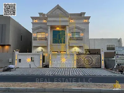 Enjoy owning this luxurious villa in Al Alia, Ajman, combining luxury, spaciousness, and a strategic location. The villa sits on a 4,350 sq ft plot.