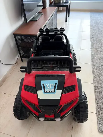 Red 1-seater Electric Ride-On Car for Kids (XP 1000 style)
