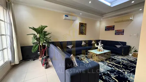 Luxury villa for sale in Al Muwaihat 1 | 5,000 sq ft | Two floors + roof | 4 master bedrooms | Majlis and living room with washrooms | Kitchen | Outdo