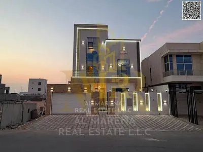Luxury Villa for Sale in Al Bahia: Two Floors, Rooftop, and 3 Living Rooms - Price Includes Registration Fees