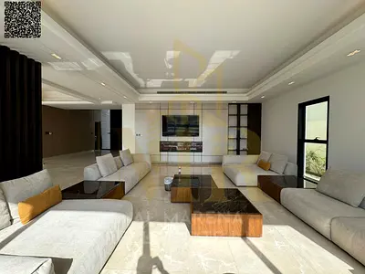 Villa with golf view and private pool, luxurious finishing, located close to public amenities, price includes electricity, water, and air conditioning