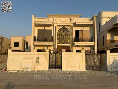 Freehold villa in one of Ajman's most prestigious areas, on a main street, price includes air conditioning.