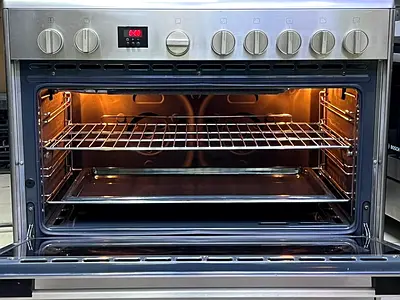 Stainless Steel Freestanding Oven with Hob - Good Working Condition