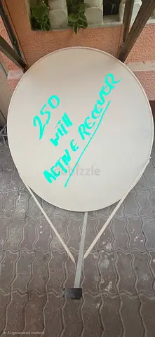 Satellite Dish 250cm with Active LNB / Receiver Mount - Used with full set