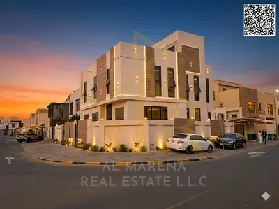 Own a corner villa with luxurious finishes in Al Zahia, Ajman | 6 master bedrooms | and a private pool