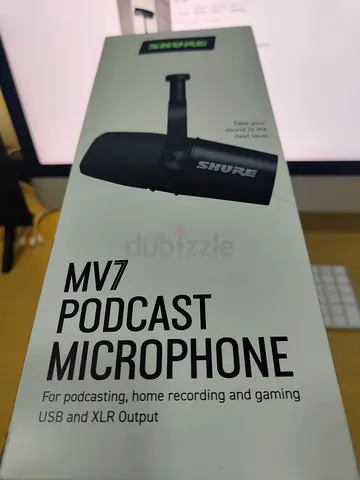 Shure MV7 Podcast Microphone - USB/XLR