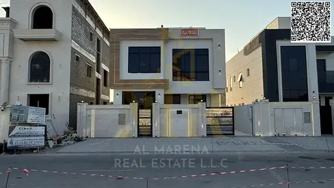 Own a luxury villa in Al Helio 2, Ajman | 6 master bedrooms (G+2) | Price includes registration fees