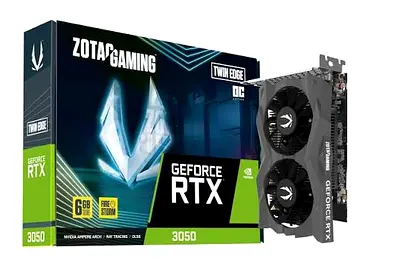 ZOTAC NVIDIA GeForce RTX 3050 6GB Graphics Card – Like New