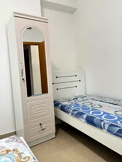 Bed space for working ladies with the balcony