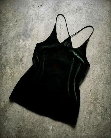 Velvet Forest Green Camisole Tank top