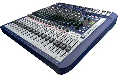 Soundcraft 16-Channel Audio Mixer - Studio Mixing Console