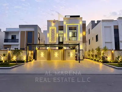Luxury Villa for Sale in Al Helio 2 – Two Floors & Roof | Double High | 5 Master Bedrooms | Built-up Area 3800 sq ft | Price AED 2,200,000 including r