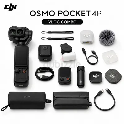 DJI Osmo Pocket Four Pro(4P) Vlog Creator Combo Handheld Stabilizer