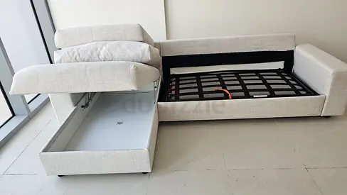 Ikea vimle L shape sofa bed with mattress