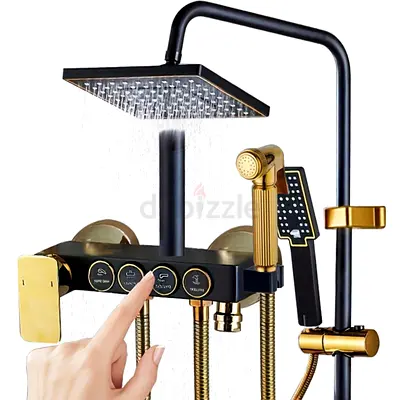 New Shower faucet Body set Gold black