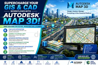 Autodesk Map 3D software license / installation media