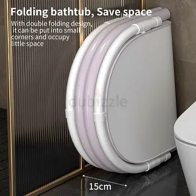 Portable Bathtub For Shower Stall, Large Foldable Soaking Bathing Tub for Adults, Separate Family