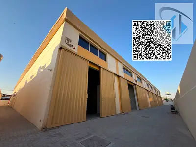 افخم مستودع شبره مساحه كبيره جدا مع ميزانين اجمالي المساحه3240 قدم مربع ارضية ايبوكسي عالية التحميل مناسبة للتخزين او التشغيل الصناعي مع حمام داخلي كه