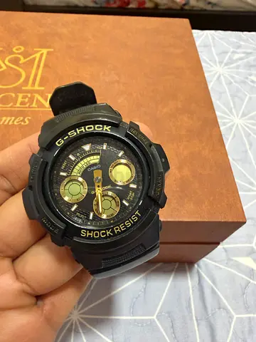 ⌚ Casio G-Shock Watch – Black Gold Edition ⌚