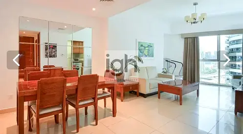 Cozy Furnished 1BR | High Floor |Partial Burj View
