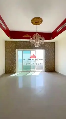 For sale: a special apartment with a great size and views, consisting of three rooms in Al Majaz 1, with a front view overlooking Khaled Lake, a priva