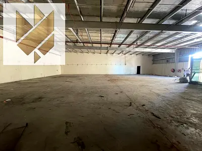 A warehouse for rent in Industrial Area 11 with a total area of 4,100 sq. ft., featuring a brand-new complete fire protection system, a practical layo