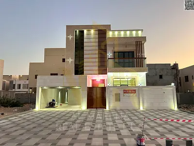 A villa on the main street, ready to move in, with electricity and water fees included, in one of Ajman's most prestigious areas. Freehold ownership f