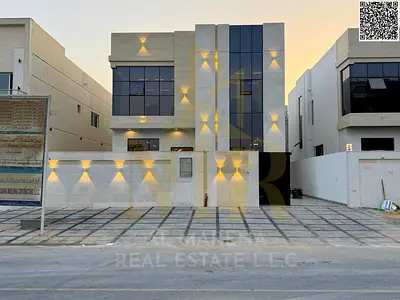 Luxury villa for sale in Al-Haliyo 2 with a private pool, price includes registration and ownership fees.