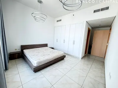 Large 1 Bedroom | Semi Furnished | High Floor | JVC