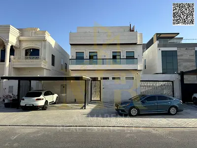 Two-story villa with a rooftop terrace and elevator, in a prime location close to amenities, priced inclusive of electricity and water fees.
