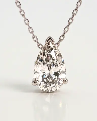 Magnificent Diamond Pendant 2.01ct | 18K White Gold | IGI Certified