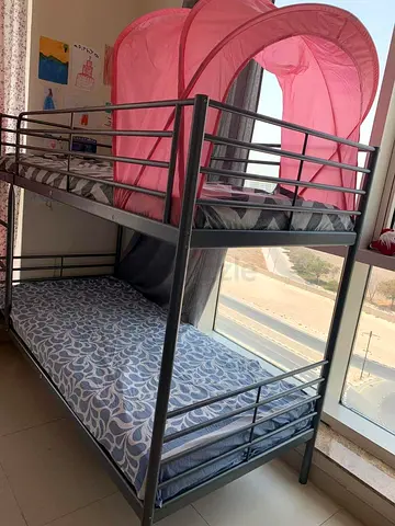 Metal Bunk Bed without Mattresses - Good Condition