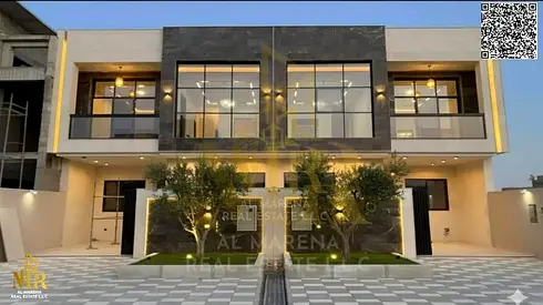 Ready-to-move-in villa | Two floors and a rooftop | 5 master bedrooms | Prime location | Price includes electricity, water, and air conditioning | A f