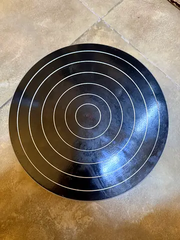 Cake rotation metal  table