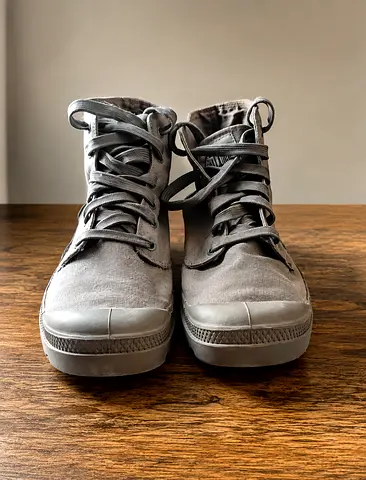 Palladium Pampa Hi Original Canvas Boots – Grey – Unisex