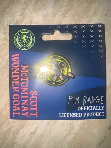 Official Scott McTominay Wonder Goal Collectible Pin Badge (New)
