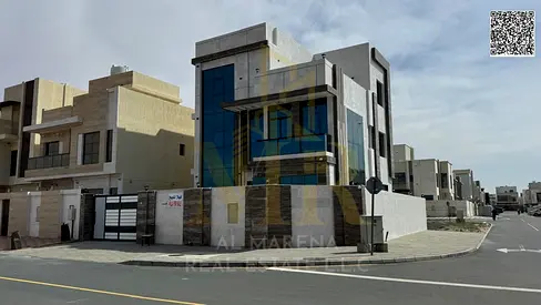 | تملك فيلا كورنر بموقع مميز بتشطيبات فاخرة بالباهيه عجمان | 5 غرف ماستر | بسعر شامل رسوم التسجيل