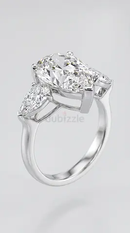 Exquisite Diamond Ring 5.23ct Total | 18K White Gold | IGI Certified