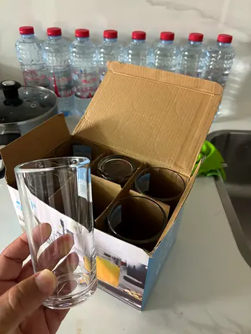Set of 6 Tall Glasses — Used, Good Condition