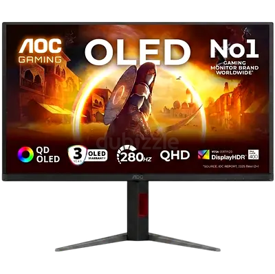 AOC Q27G4ZD OLED Gaming Monitor – 27” 2K 280Hz