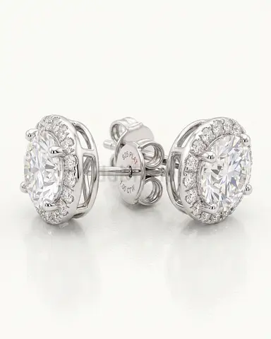 Exquisite Diamond Earrings 5.16ct Total | 18K White Gold | IGI Certified